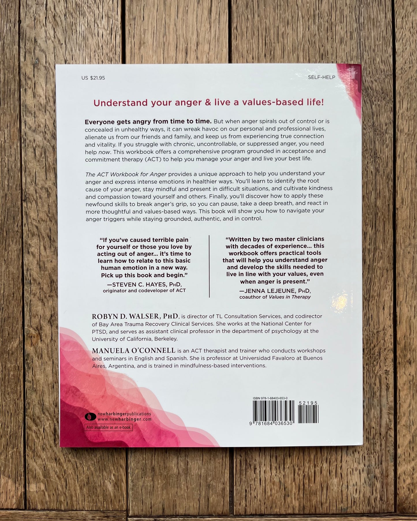 ACT Workbook for Anger