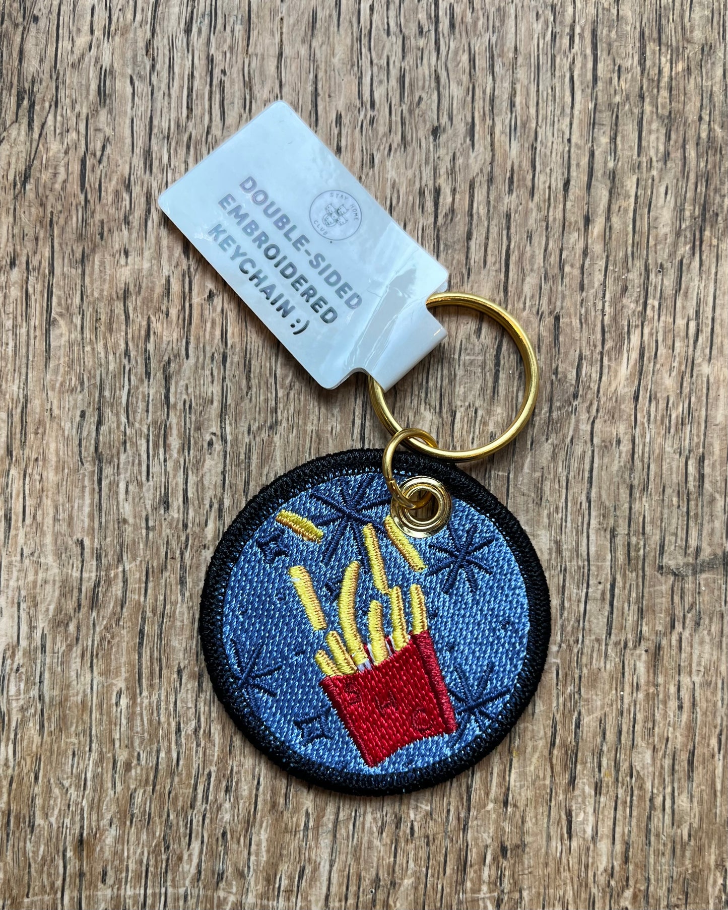 Scrappy Seagull - Embroidered Keychain