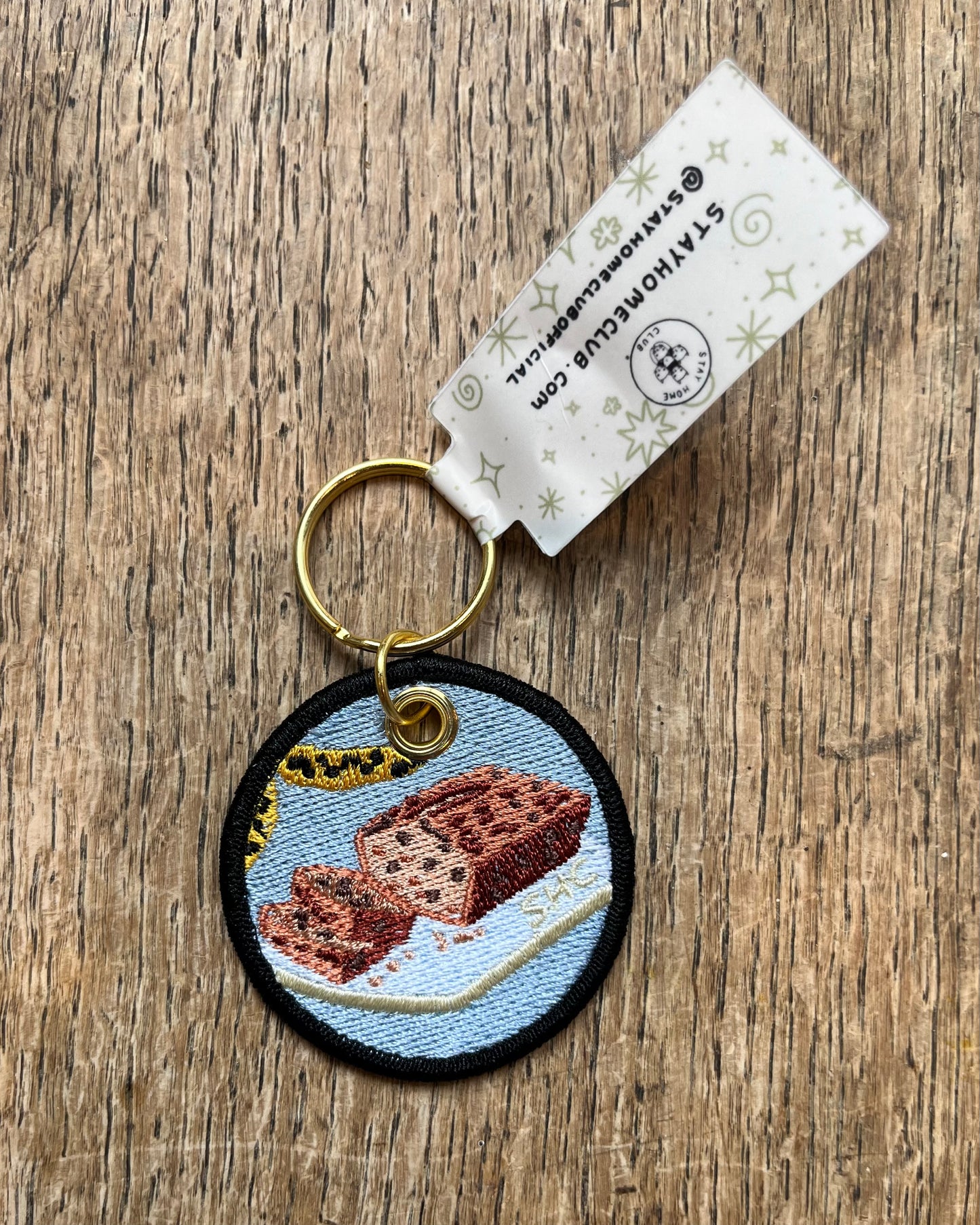 Been Better (Banana Bread) - Embroidered Keychain