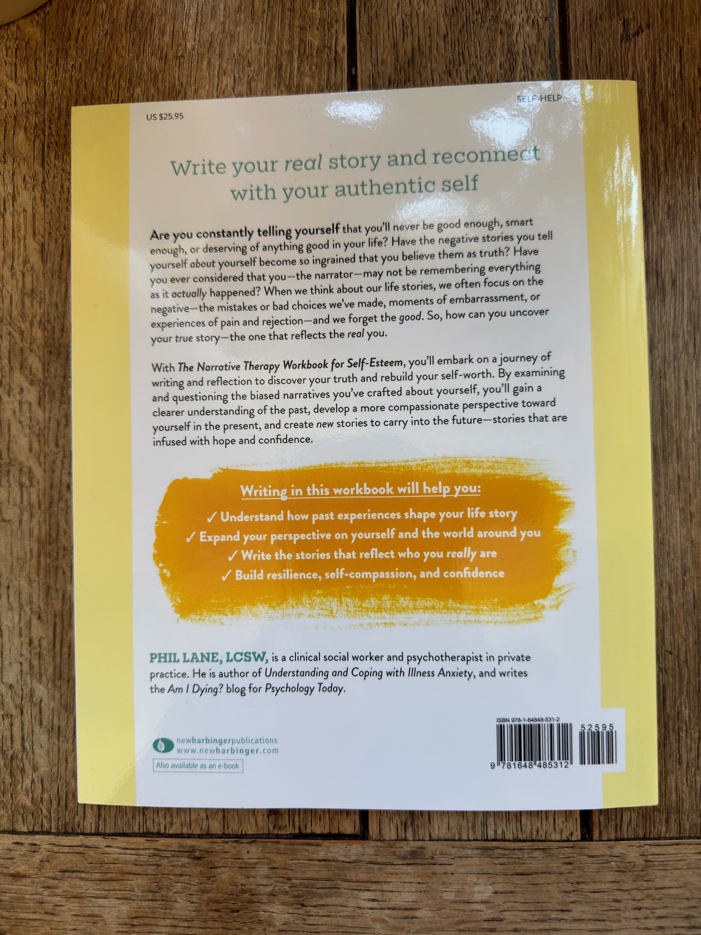The Narrative Therapy Workbook for Self-Esteem