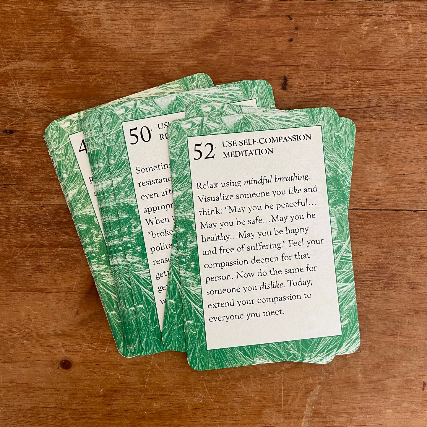 The Dialectical Behavior Therapy Skills Card Deck