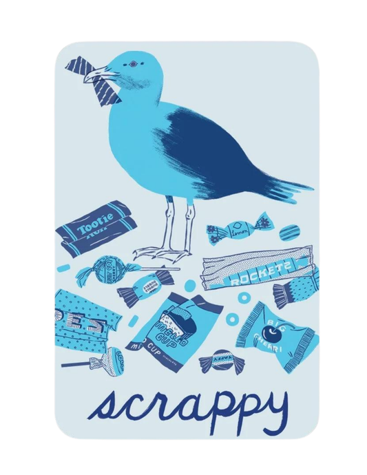 Scrappy Seagull - Vinyl Sticker