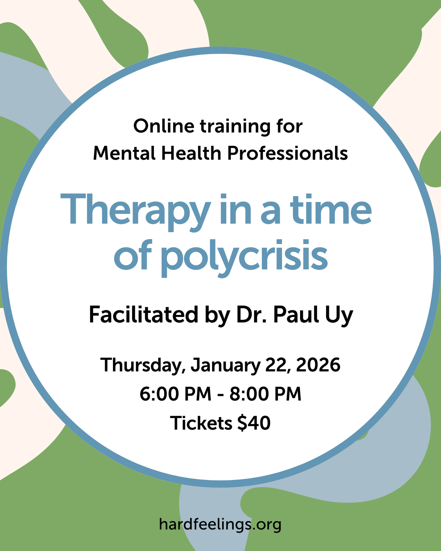 Therapy In a Time of Polycrisis: How History & Planetary Emergency Fit into Therapy