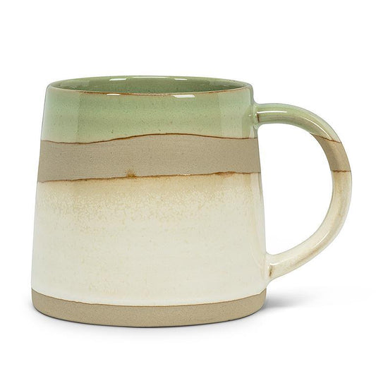 Rustic Style Mug (Green/White)