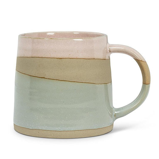 Rustic Style Mug (Pink/Blue)