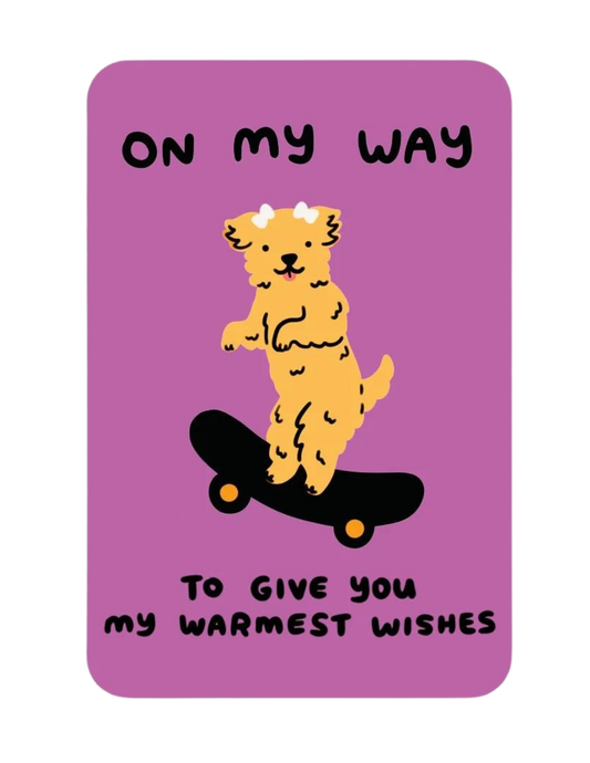 Warmest Wishes - Vinyl Sticker (Copy)