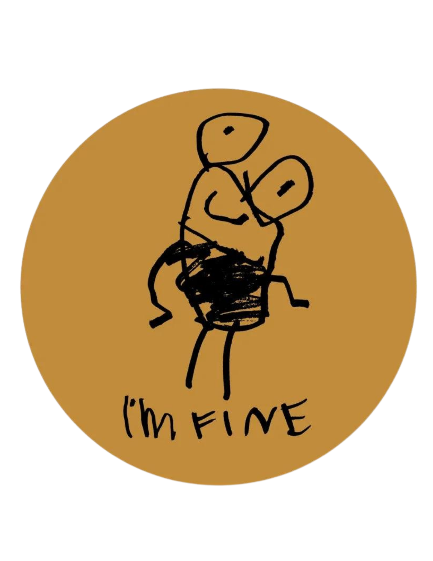 I'm Fine - Vinyl Sticker