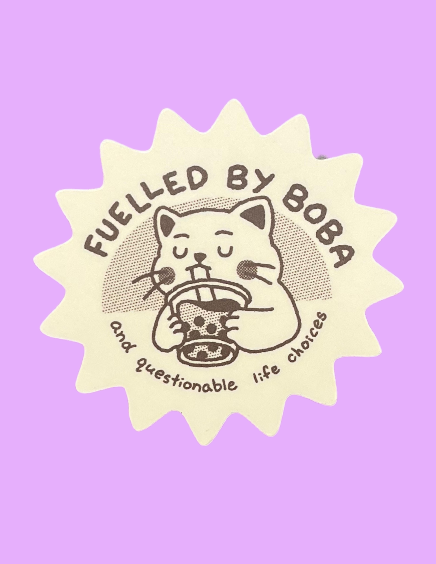 Fuelled By Boba Sticker - byMokru