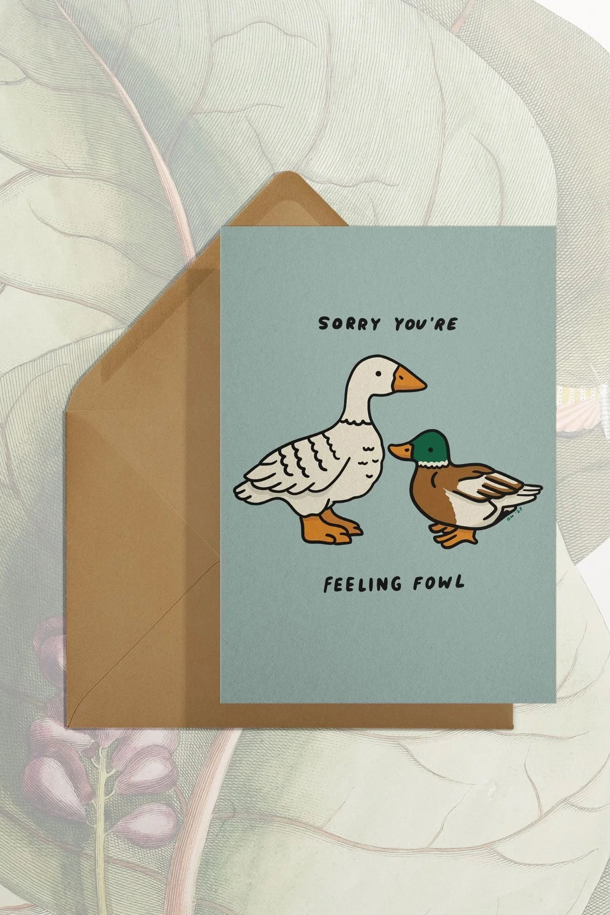 Feeling Fowl Greeting Card