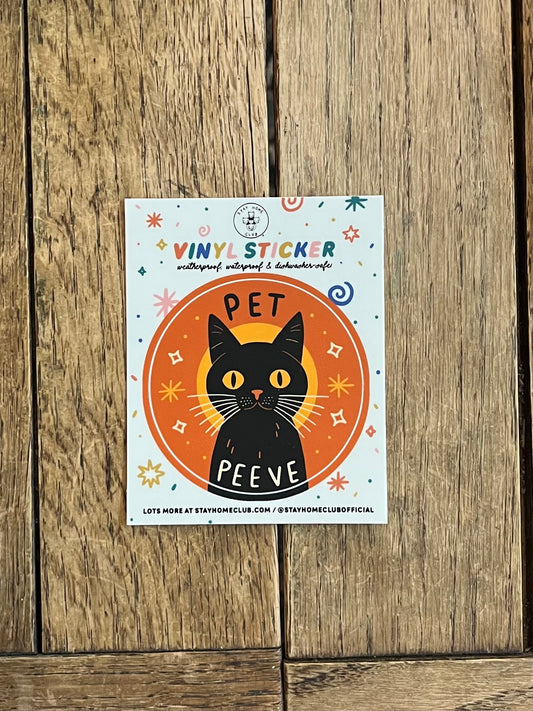 Pet Peeve - Vinyl Sticker