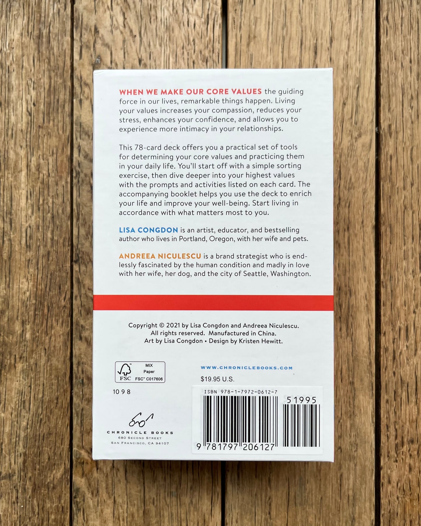 The Live Your Values Deck