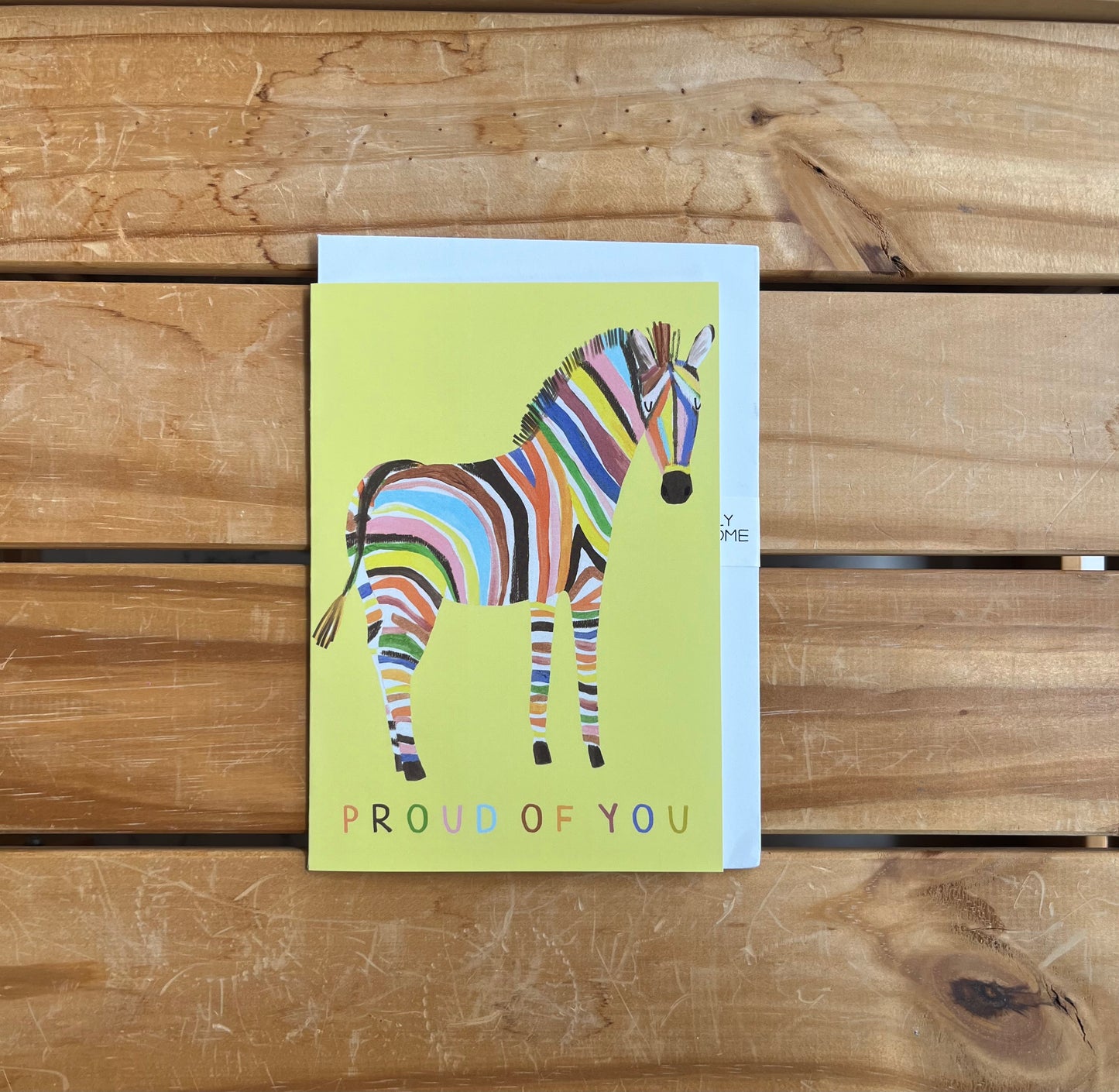 Proud of You Zebra - Greeting Card