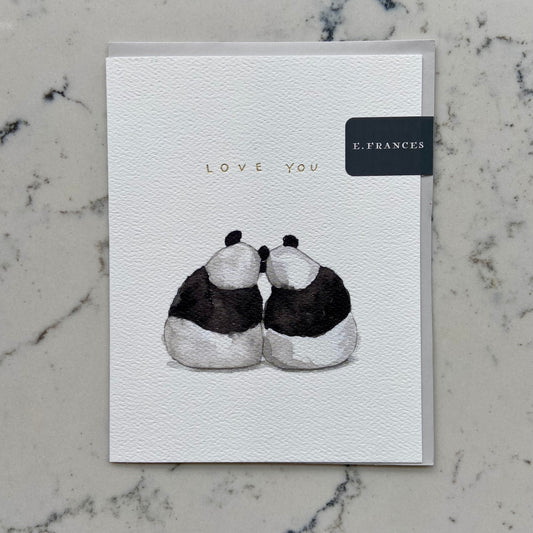 Panda Pair - Greeting Card