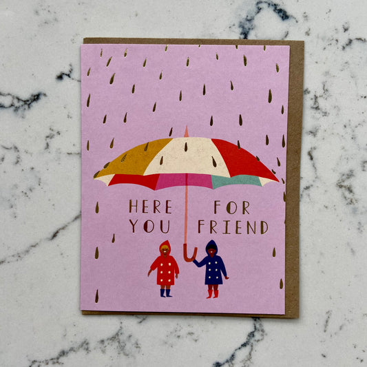 Raindrops - Greeting Card