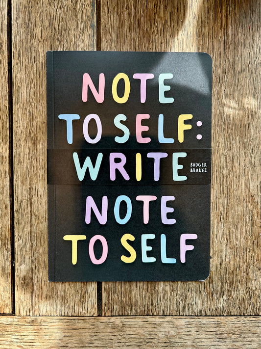 Note To Self Notebook