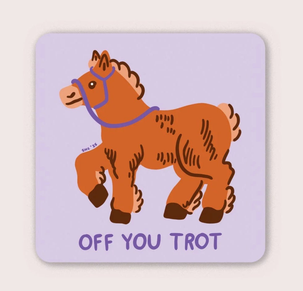 Off You Trot - Vinyl Sticker