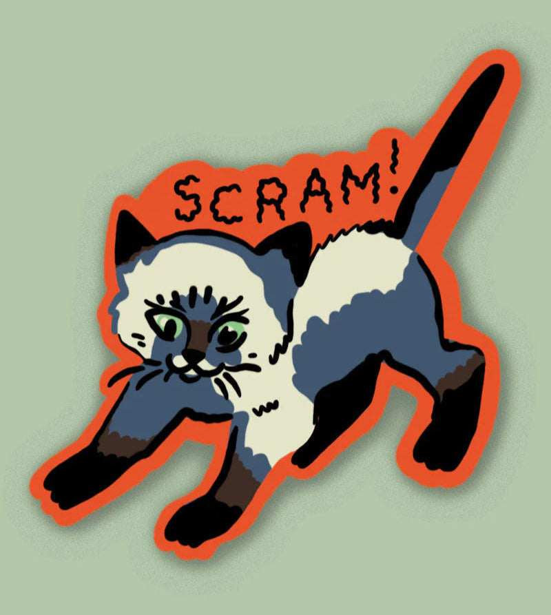 Scram - Vinyl Sticker