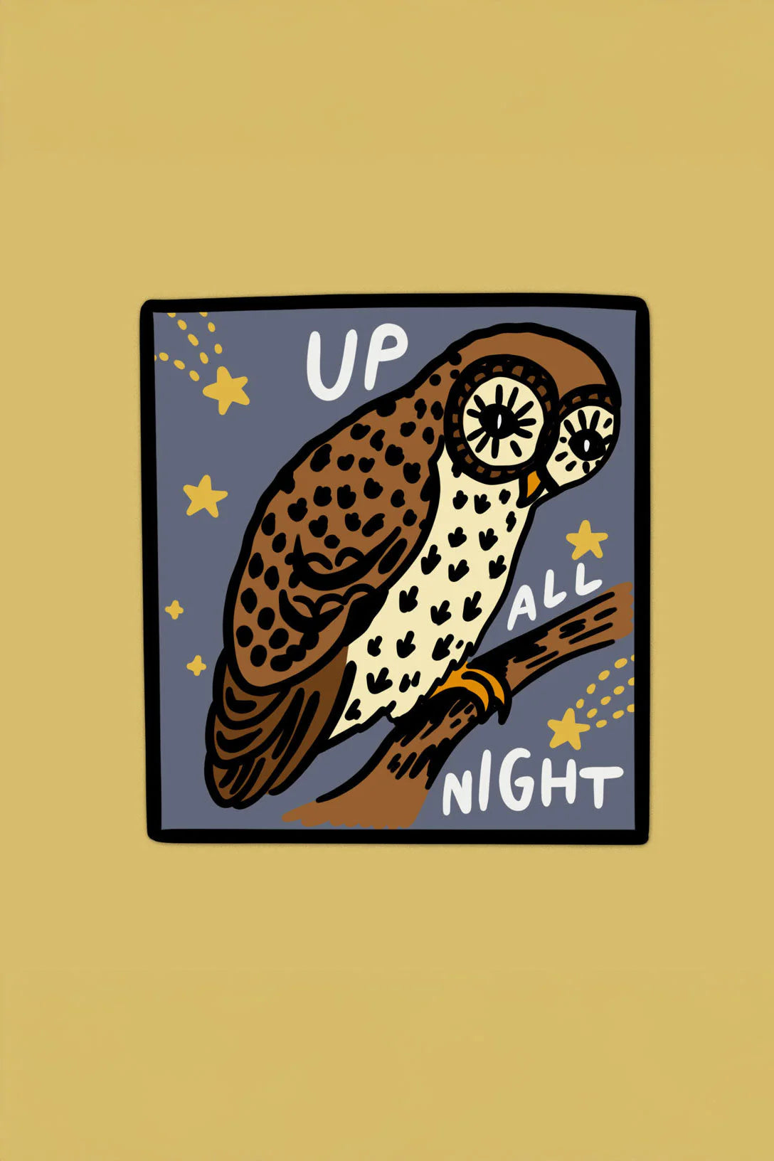 Up All Night - Vinyl Sticker