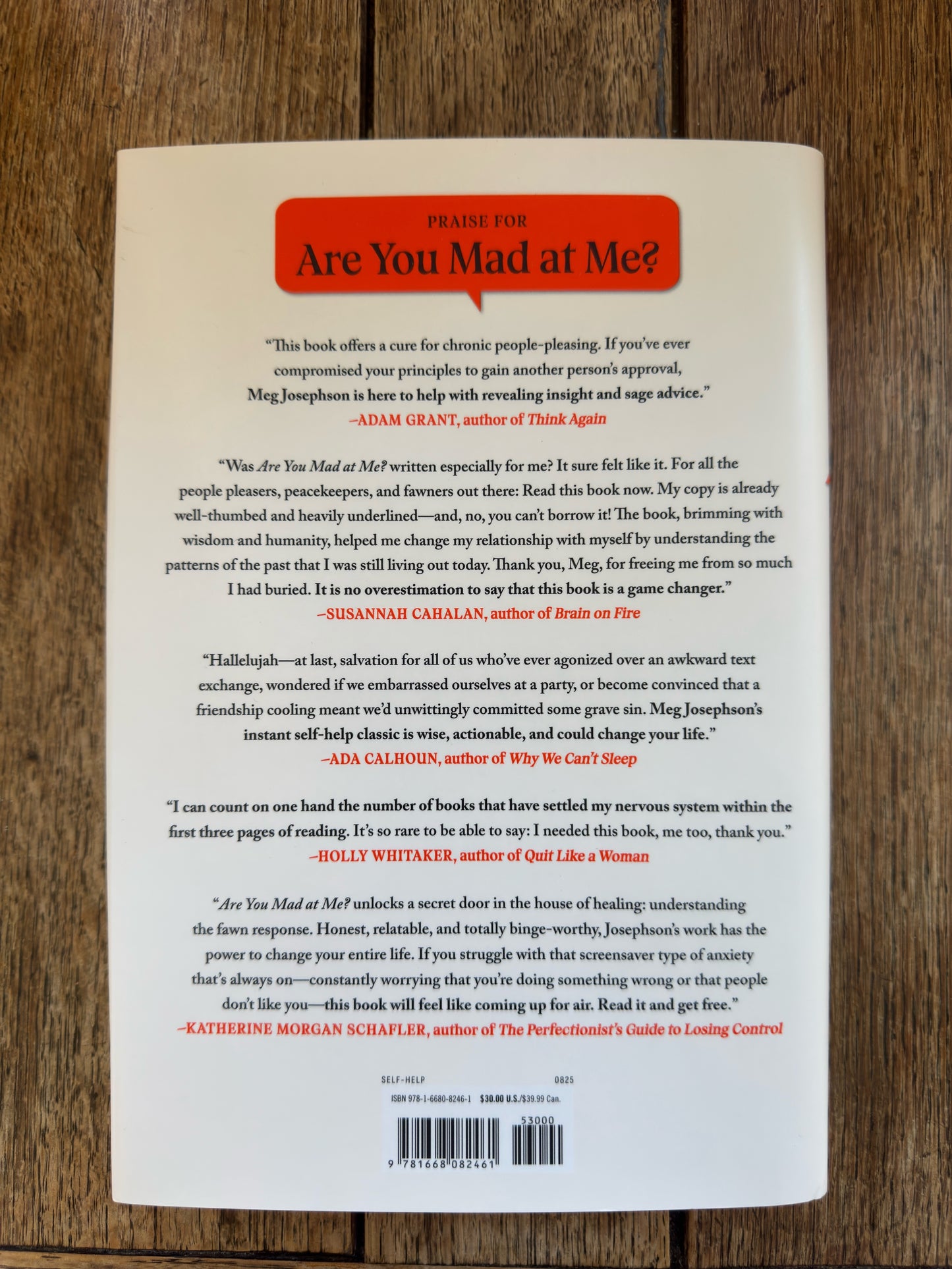 Are You Mad at Me?