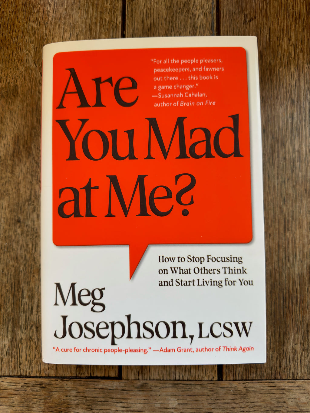 Are You Mad at Me?