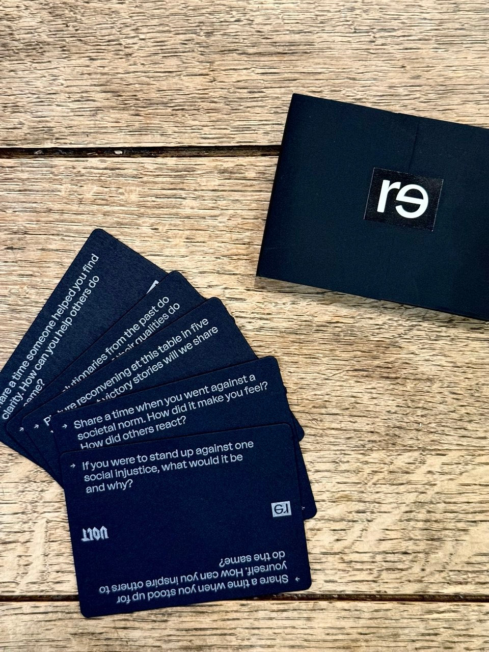 Reset the Table Conversation Cards