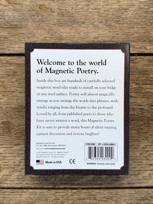 Magnetic Poetry Kit Original Edition