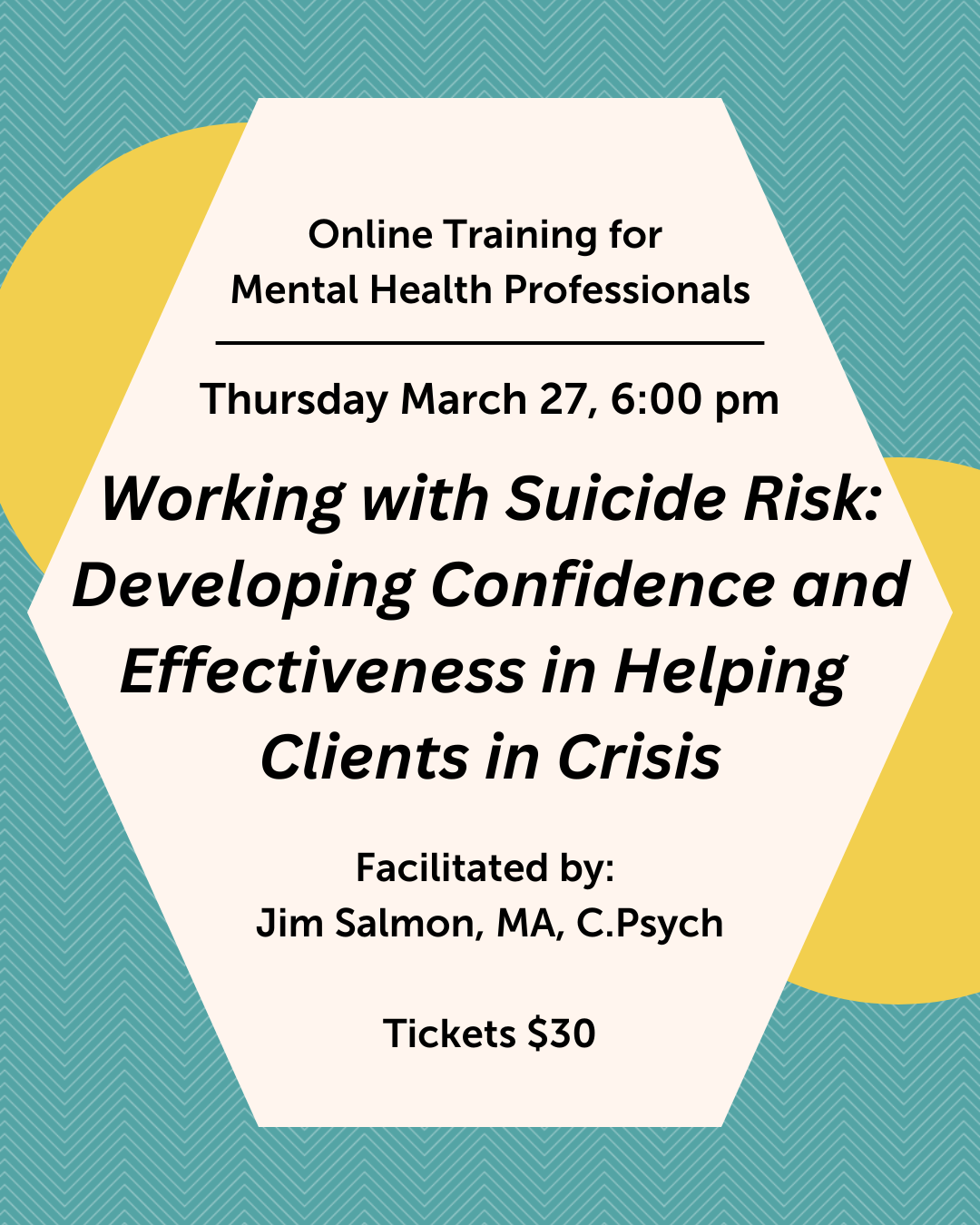 Working with Suicide Risk: Building Confidence and Effectiveness in Crisis Intervention