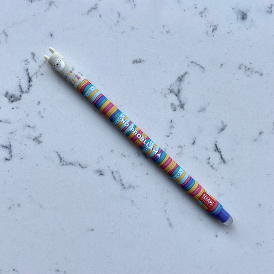 Erasable 'No Probllama' Llama Pen