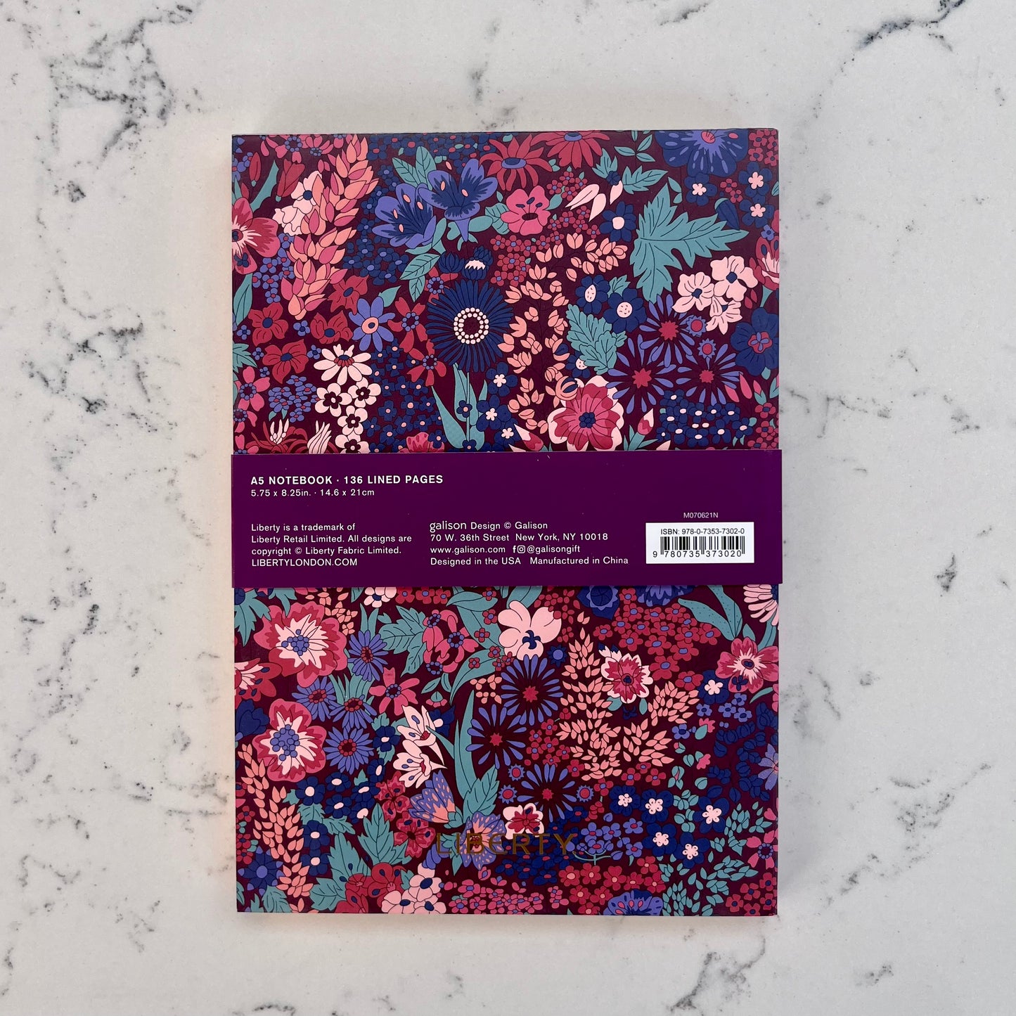 Liberty A5 Notebook