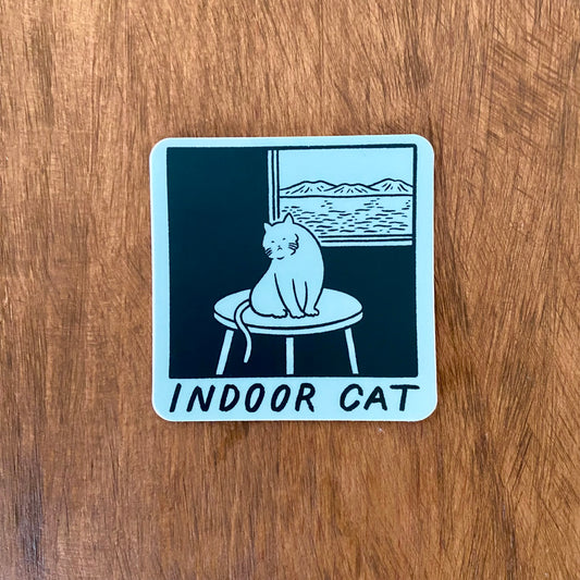 Indoor Cat - Vinyl Sticker